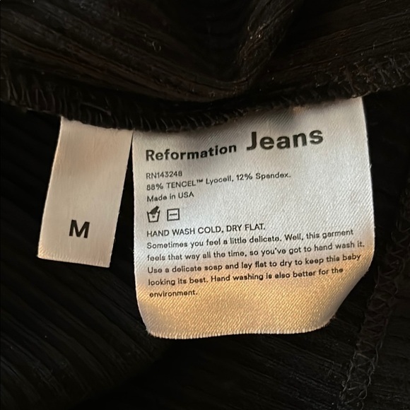 Restoration Jeans Elegant Black Long Sleeve Dress Medium - Picture 10 of 10